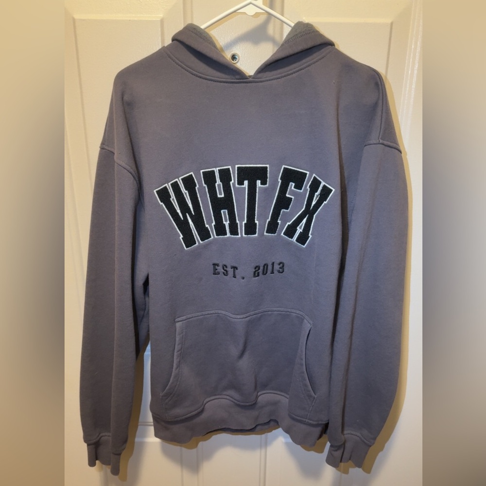White Fox Gray Sweatshirt